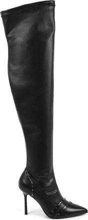 Karl Lagerfeld Stivali Sarabande sopra il ginocchio 90mm - Nero