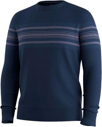 Smartwool Sparwood Stripe Crew Sweater Pullover f&uuml;r Herren | blau