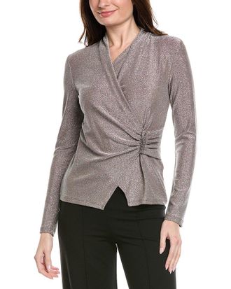 Joseph Ribkoff Metallic Top