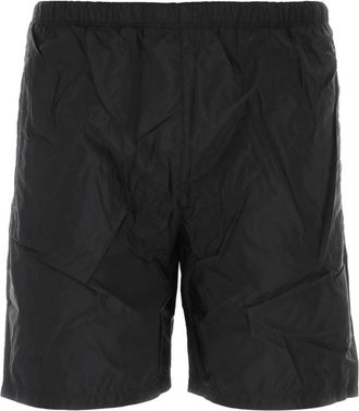 Prada Black nylon swimming shorts