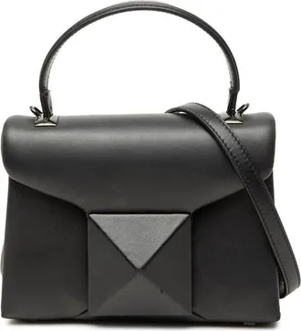 Valentino Pre-owned Valentino Mini Leather One Stud Top Handle Bag Ladies 40D1BS97GLJCIAZF
