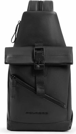 Piquadro Convertible to backpack sling bag in leather with i Padmini compartment and Rfid protection - Heren - Rugzakken - Zwart - ONE Size - Tassen