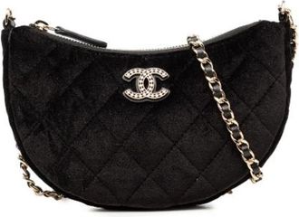 Chanel Pre-owned Vintage Crossbody Bag - Dames - Vintage Schoudertas - Zwart - ONE Size - Leer - Vintage
