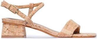 Bernardo Josei Low Heel Sandal in Cork W/Gold Fleck at Nordstrom, Size 8.5