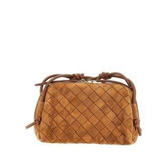 Bottega Veneta Intrecciato suede leather Concert bag Woman One Size