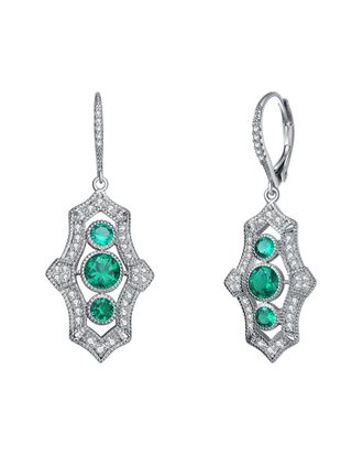 Genevive Silver Earrings