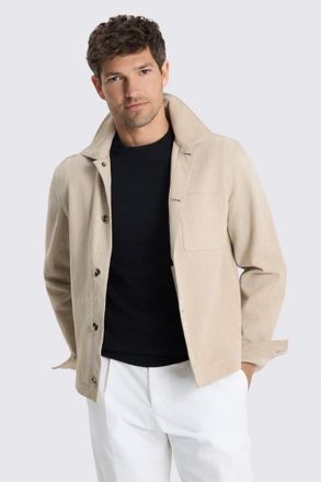 Moss Sand Suede Shacket