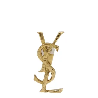 Saint Laurent Earrings, female, Yellow, Size: ONE SIZE Clip Cassandre
