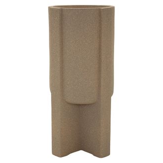 Dmora Vaso Fato, Finitura Geometrica, Beige