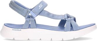 Skechers Womens Go Walk Flex Sandal Sublime Sandals, Blue Textile, 7 UK