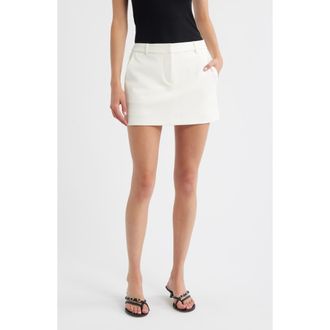 Rag & Bone Irina Ponte Skort in White at Nordstrom, Size 14