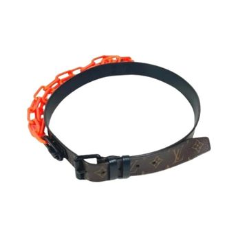 Louis Vuitton Pre-owned Vintage Monogram Canvas Belt - unisex - Louis Vuitton Vintage - Vintage Belts - Brown - ONE SIZE - Pre-owned
