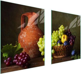 OEM Placa Protectora De Vidrio Para Estufa 85x52 Uvas