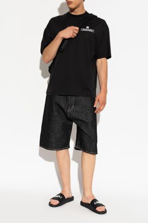 Amiri T-shirt With Print, Mens, Black