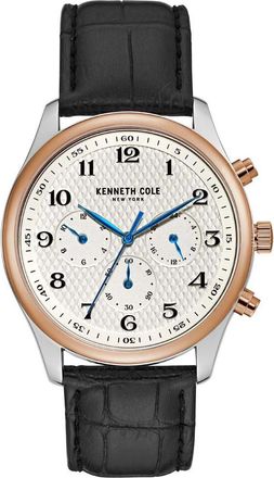 Kenneth Cole KC51049006 Mens Dress Sport Watch - Black - One Size