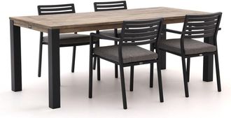 Bellagio la vita attrattiva Bellagio Rumo/ROUGH-S 160cm dining tuinset 5-delig stapelbaar