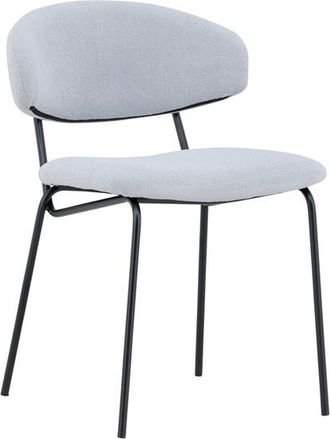 VE DESIGN Design Esszimmerstuhl Chico - Bouclé Hellblau