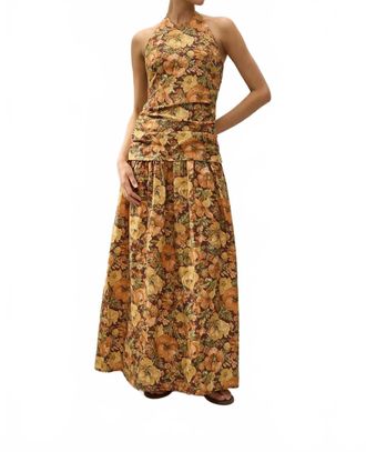 Faithfull The Brand Tali Maxi Dress In Camellia
