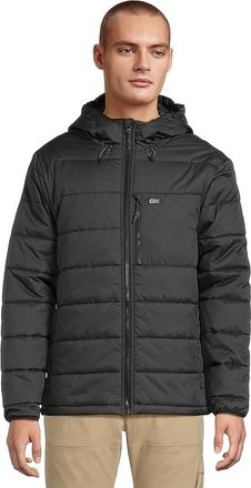 Salty Crew Barrier Hooded Jacket Mens Clothing Black : 2XL, Polyester