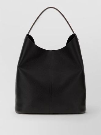 Maison Margiela dress age leather bucket shopping bag