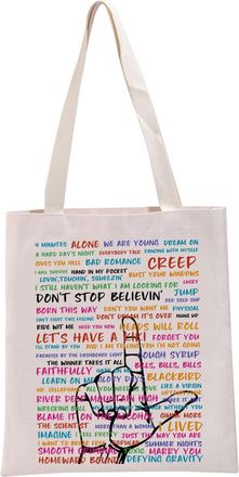 Generic PYOUL TV Show Inspired Gift Dont Stop B Tote Bag Musical Comedy-Drama Series Handbag Music Lover Gift Choir Fan Gift (Dont Stop B Tote)