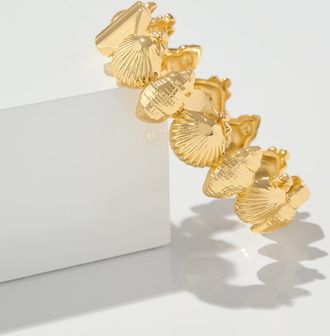 Talbots Seaside Treasures Hinge Bracelet - Gold - 001 Talbots