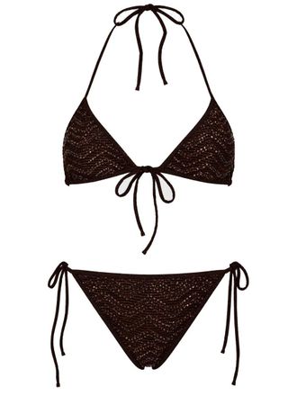 Missoni Wave Texture Triangle Top Swimsuit