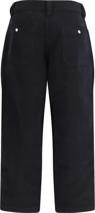 Isabel Marant Womens Opalyna Pants Faded Black Cotton Trousers