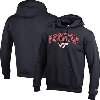 Champion Mens Champion Black Virginia Tech Hokies Arch Over Logo Pullover Hoodie at Nordstrom, Size Xx-Large