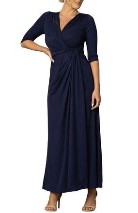 Kiyonna Romanced by Moonlight Evening Gown in Evening Star at Nordstrom, Size X-Small