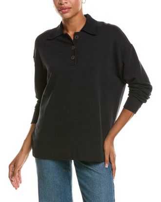 Vince Rib Trim Polo Shirt