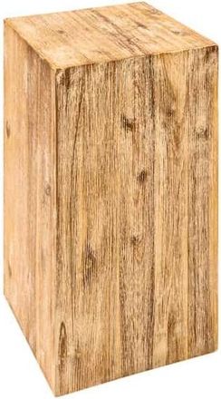 Global Interiors Deko- und Blumensäule Columna aus Massivholz, 50 cm
