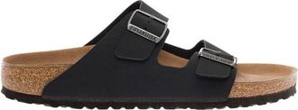 Birkenstock Arizona Vegan Birko-Flor Sandalen - Heren - Sandalen - Zwart - 41 EU - Leer - Schoenen
