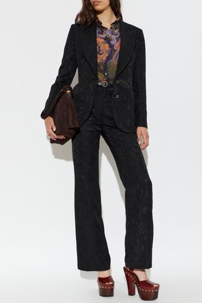 Etro Single-vent Blazer, Womens, Black