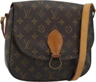 Louis Vuitton Pre-owned Vintage Monogram Schoudertas - Dames - Vintage Schoudertas - Bruin - ONE Size - Leer - Vintage