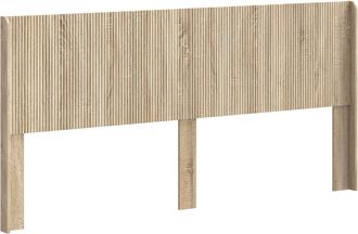 vidaXL Cabecero Roble Sonoma 200 Cm Madera De Ingenier&iacute;a Vidaxl