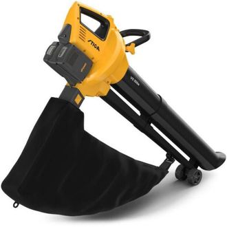 STIGA Sports Vs 100e 3en 1 Aspiradora Y Soplador De Hojas Con Amoladora, Inclu. 2 X 20 V (4 Ah) Bater&iacute;a Y Cargador - Stiga
