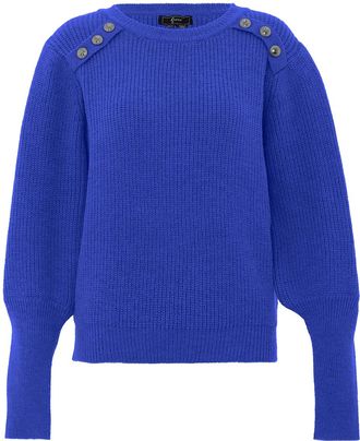 Faina Gebreide trui Dames KONING BLAUW