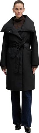 Moose Knuckles Lonsdale Lange Wikkeljas - Dames - Mantels - Zwart - Maat: L Poliester
