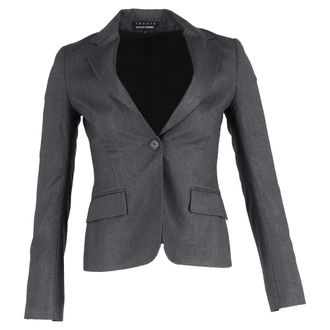 Theory Blazer in Grey Wool