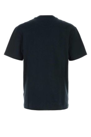 Jil Sander Mens Midnight Blue Cotton T-Shirt 402 Exterior Exterior: T-shirts And Polos