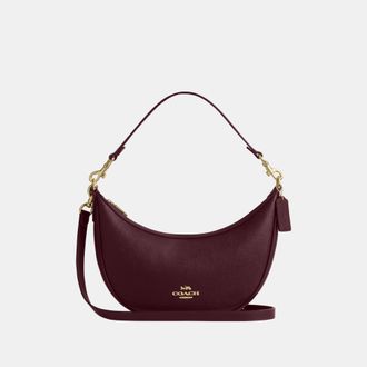 Coach Womens Aria Shoulder Bag - Red Leather - One Size