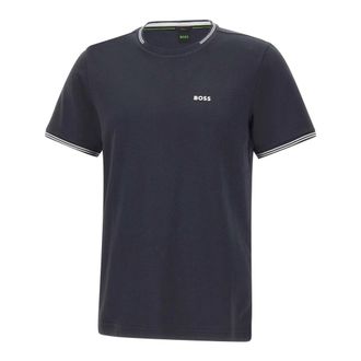 HUGO BOSS Hugo, T-Shirts, male, Blue, Size: 2XL Taul T-shirt