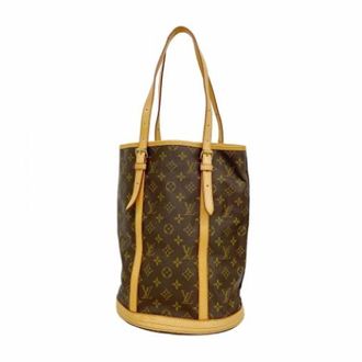 Louis Vuitton Pre-owned Bucket Bags, female, Brown, Size: ONE SIZE Pre-owned Bucket GM Tote Bag