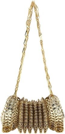Paco Rabanne Borsa a tracolla a soffietto in rete metallica - - Bags - Donna - Giallo - ONE SIZE