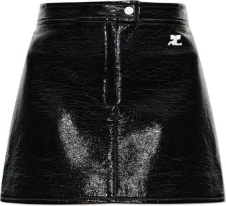 Courr&egrave;ges Korte rok - Dames - Korte rokken - Zwart - M - Rokken