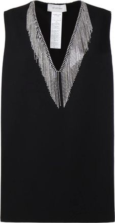 Sportmax Dames, Tops, Zwart, Maat: S