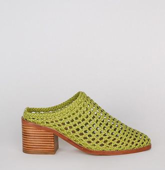 Intentionally blank Caps Heeled Mules