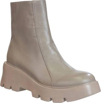 Naked Feet Womens Xenus Platform Ankle Boots In Greige