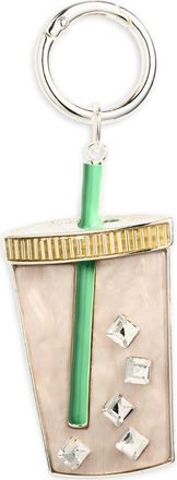 Chelsea28 Iced Coffee Bag Charm in Brown Multi- Gold at Nordstrom